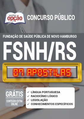 Apostila Concurso FSNH RS 2020 PDF Download