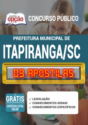 Apostila Prefeitura de Itapiranga SC 2020 PDF Download Digital