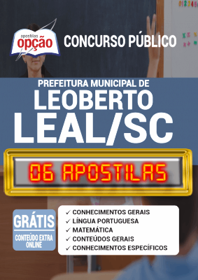 Apostila Prefeitura de Leoberto Leal SC 2020 PDF Download Digital