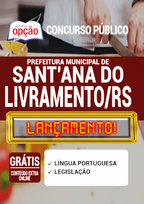 Apostila Santana do Livramento RS 2020 PDF Download Digital