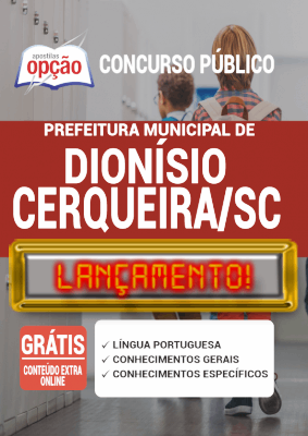 Apostila Concurso Dionísio Cerqueira SC 2020 PDF Download