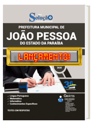 Apostila Concurso Prefeitura de João Pessoa 2020 PDF Download