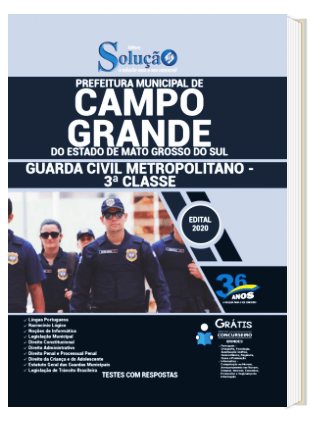 Apostila Prefeitura de Campo Grande MS 2020 PDF Download