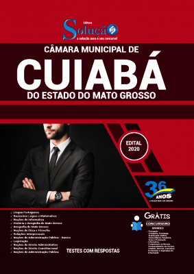 Apostila Câmara de Cuiabá 2021 PDF Grátis Conteúdo Online Editora Solução
