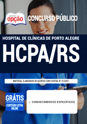 Apostila Hospital de Clínicas 2021 PDF Grátis Editora Opção