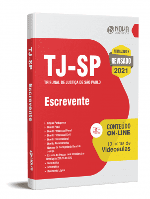 Apostila Escrevente TJ SP 2021 PDF Grátis Download
