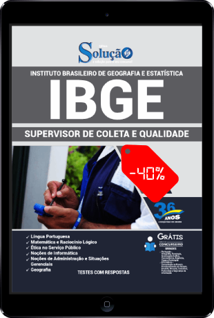 Apostila IBGE 2021 PDF Download Supervisor de Coleta e Qualidade