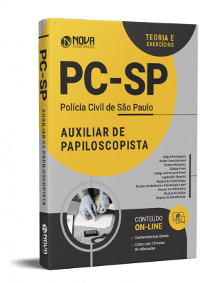 Apostila PC SP 2021 PDF Grátis Auxiliar de Papiloscopista