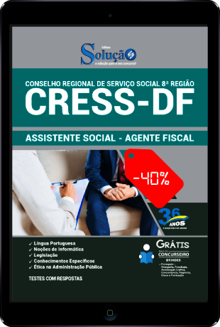 Apostila CRESS DF 2021 PDF Download Grátis Agente Fiscal