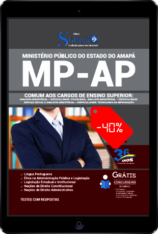 Apostila MP AP 2021 PDF Download Grátis Analista Ministerial