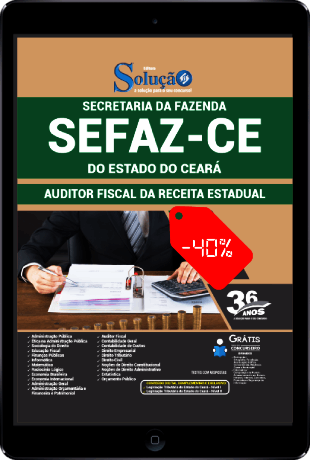 Apostila SEFAZ CE 2021 PDF Grátis Auditor Fiscal