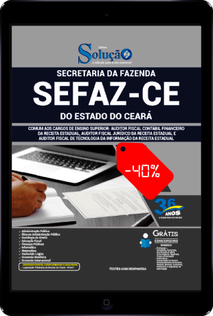 Apostila SEFAZ CE 2021 PDF Grátis Cargos de Ensino Superior