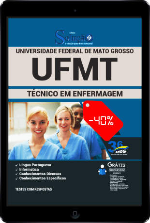 Apostila UFMT 2021 PDF Download Grátis Técnico em Enfermagem