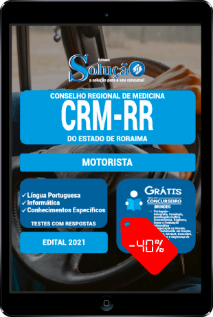 Apostila CRM RR 2021 PDF Download Grátis Motorista
