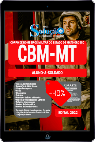 Apostila CBM MT 2022 PDF Download Grátis Soldado