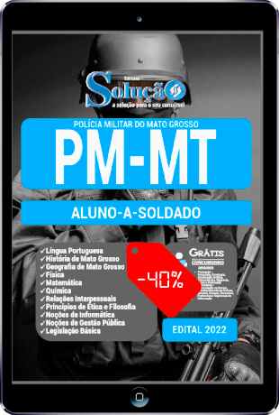 Apostila PM MT 2022 PDF Download Grátis Soldado PM MT