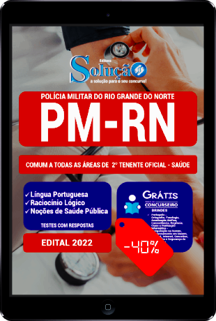 Apostila PM RN 2022 PDF Download Grátis Tenente Oficial Saúde