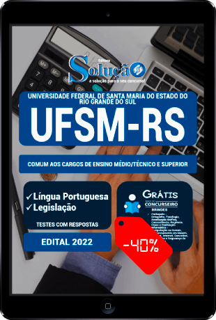 Apostila UFSM 2022 PDF Download Grátis Concurso UFSM RS