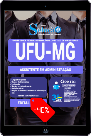Apostila UFU MG 2022 PDF Download Grátis Conteúdo Online
