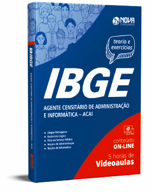 Apostila IBGE 2022 PDF Download Grátis Cursos Online Agente Censitário de Administração
