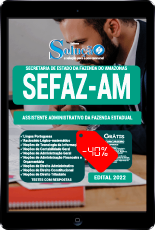 Apostila SEFAZ AM 2022 PDF Download Grátis Conteúdo