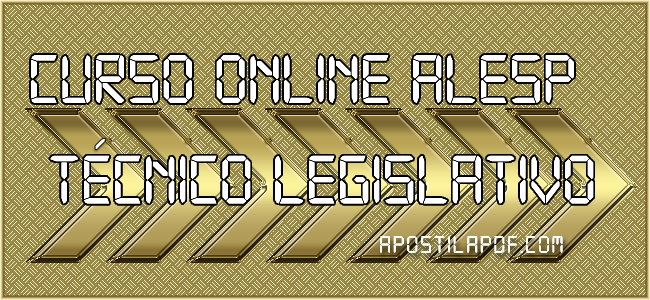 Curso Online ALESP 2022 Técnico Legislativo