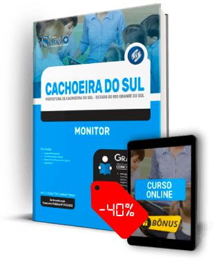 Apostila Prefeitura de Cachoeira do Sul RS 2022 PDF Download Grátis Curso Online Monitor