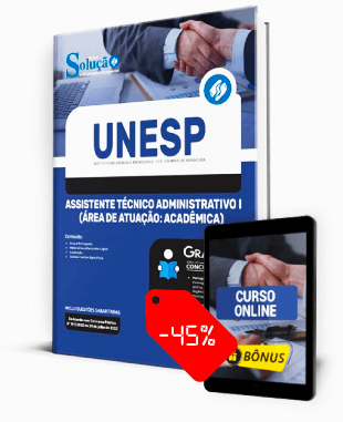 Apostila UNESP 2022 PDF Download Grátis Curso Online Assistente Técnico Administrativo