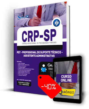 Apostila CRP SP 2022 PDF Download Grátis Curso Online Assistente Administrativo