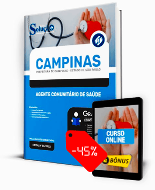 Apostila Prefeitura de Campinas SP 2022 PDF Download Grátis Agente Comunitário de Saúde