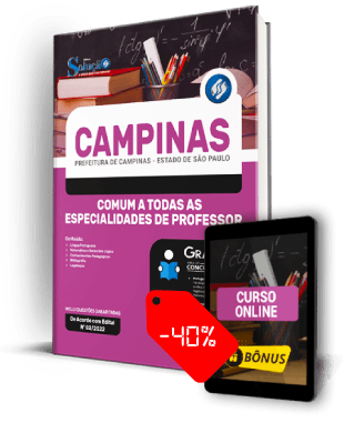 Apostila Prefeitura de Campinas SP 2022 PDF Download Grátis Professor