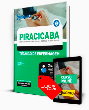 Apostila Prefeitura de Piracicaba SP 2022 PDF Download Grátis Curso Online Técnico de Enfermagem