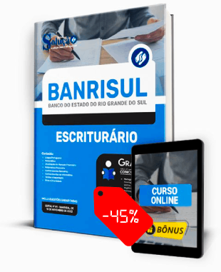 Apostila BANRISUL 2022 PDF Download Grátis Curso Online Escriturário