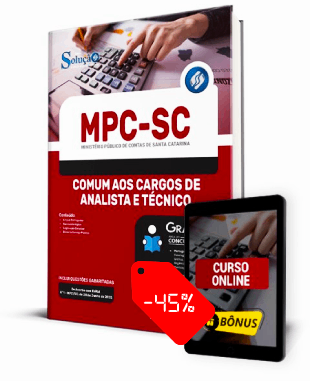 Apostila MPC SC 2022 PDF Download Grátis Curso Online Técnico e Analista