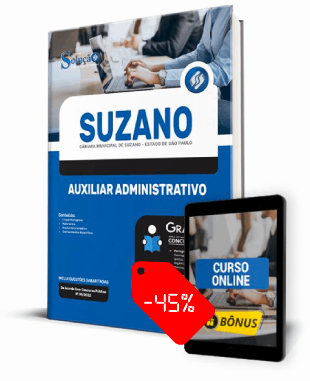 Apostila Câmara de Suzano SP 2022 PDF Download Grátis Curso Online