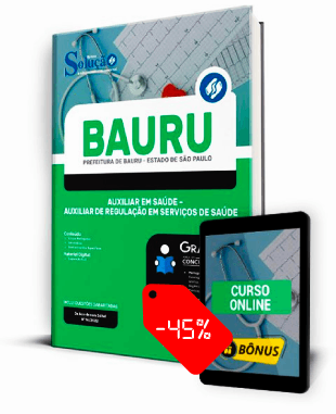Apostila Prefeitura de Bauru SP 2022 PDF Download Grátis Curso Online
