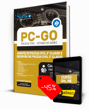 Apostila PC GO 2022 PDF Download Grátis Curso Online Agente e Escrivão