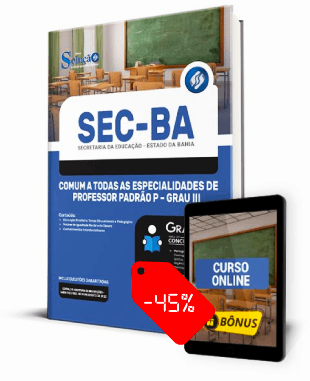Apostila SEC BA 2022 PDF Download Grátis Curso Online