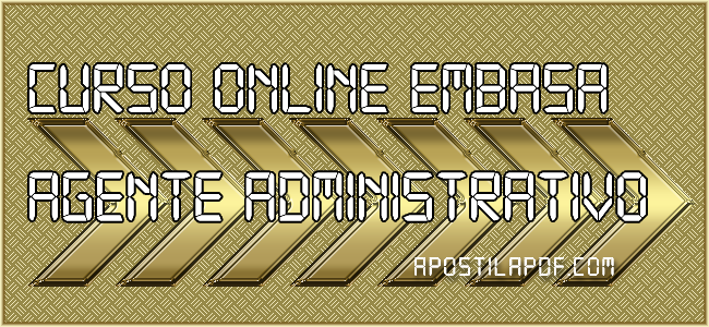 Curso Online Embasa Agente Administrativo 2022