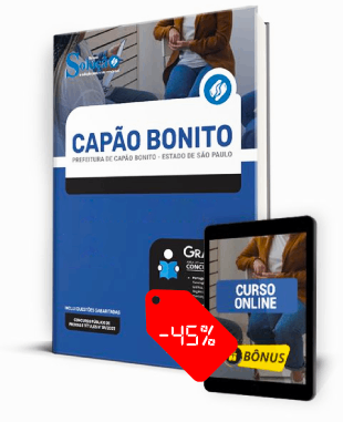 Apostila Prefeitura de Capão Bonito SP 2022 PDF Grátis Curso Online
