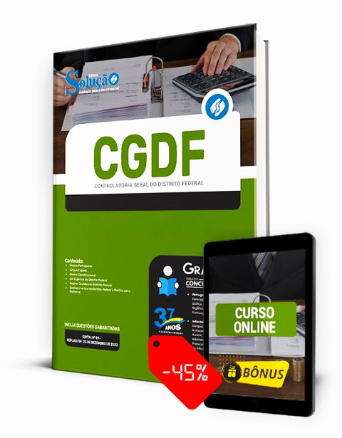 Apostila CGDF 2023 PDF Download Grátis Curso Online
