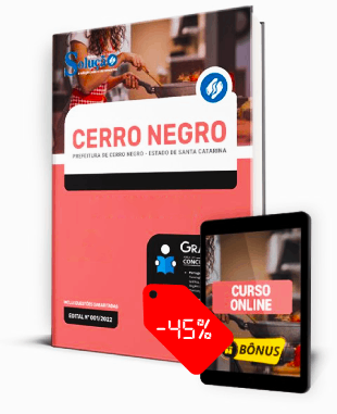 Apostila Prefeitura de Cerro Negro SC 2022 PDF Grátis Curso Online
