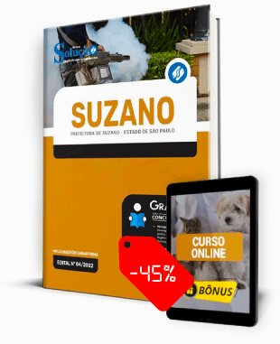 Apostila Prefeitura de Suzano SP 2023 PDF Download Grátis Curso Online