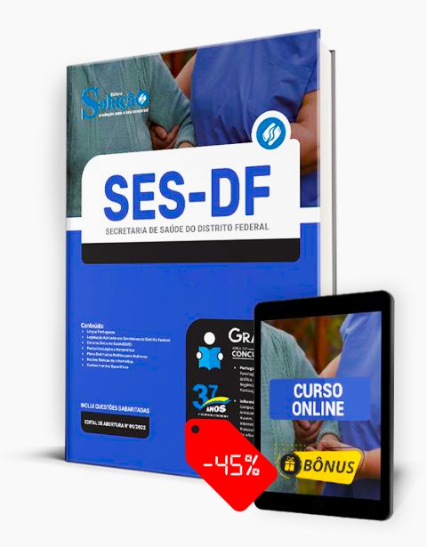Apostila SES DF 2023 PDF Download Grátis Curso Online