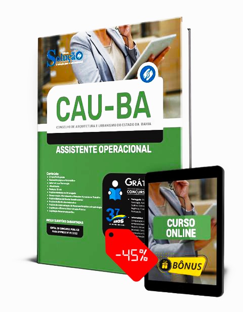 Apostila CAU BA 2023 PDF Download Grátis Curso Online