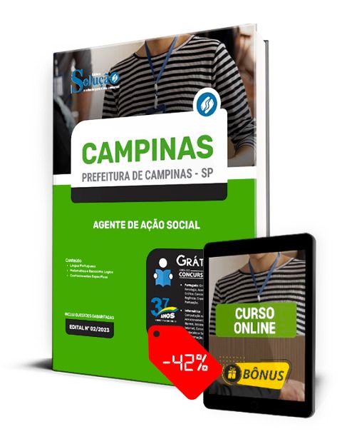 Apostila Prefeitura de Campinas SP 2023 PDF Grátis Agente de Ação Social
