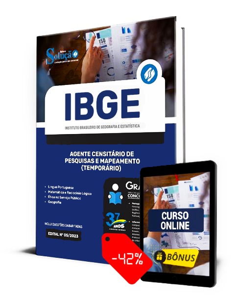 Apostila IBGE 2023 PDF Agente Censitário de Pesquisas e Mapeamento