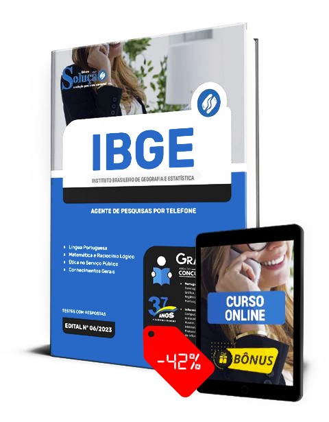 Apostila IBGE 2023 PDF Download Grátis Concurso IBGE 2023 Agente de Pesquisas por Telefone