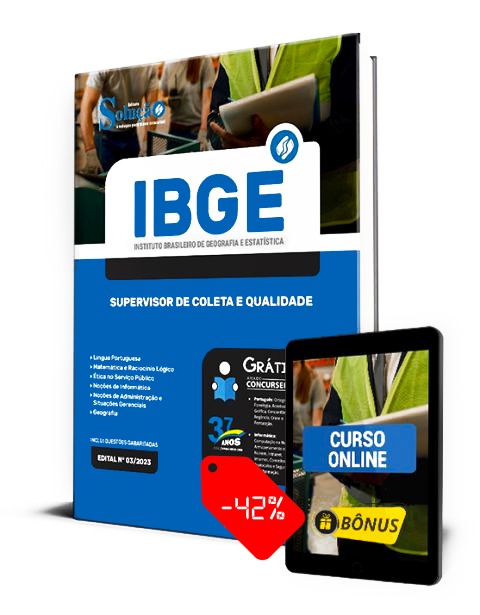 Apostila IBGE 2023 PDF Grátis Supervisor de Coleta e Qualidade