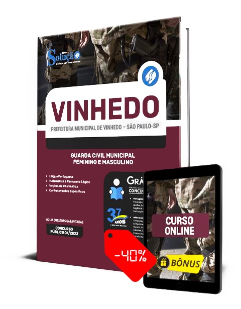 Apostila Prefeitura de Vinhedo SP 2023 PDF Download Grátis